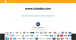 Desktop Screenshot of clubdia.com